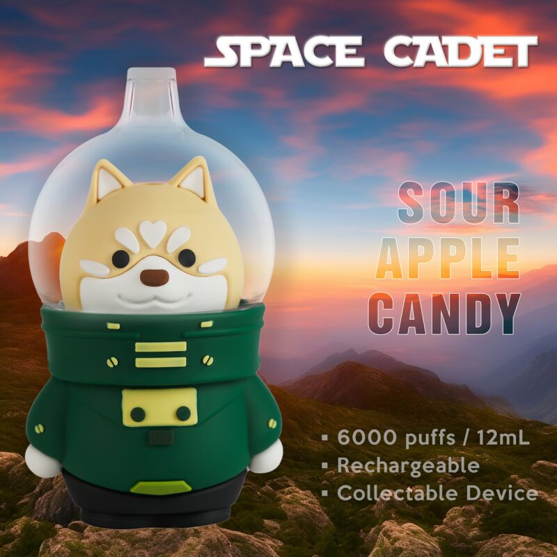 Space Cadet Sour Apple Candy